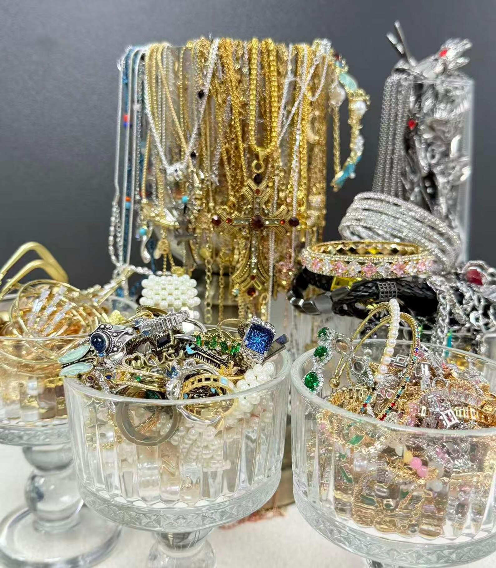 Mystery Jewelry Jar / Random Rings, Necklaces, and Bracelets / Blind ...