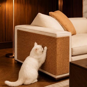 Krabpaal voor katten - Bescherming voor bank en meubels voor katten - Zelfklevende, op maat te knippen krabpaal - 7 kleuren, anti-krabmat