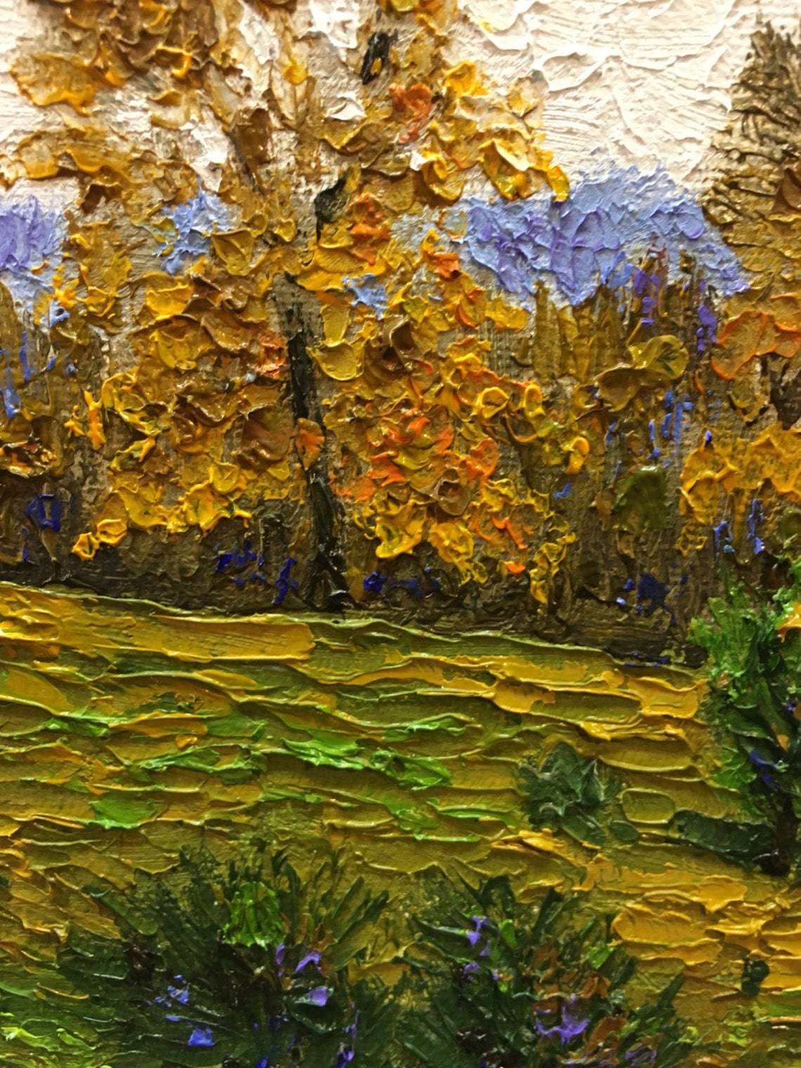 Impasto Oil Painting 11x14 Original Michigan Art - Etsy