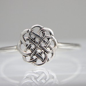 Celtic Ring, Celtic knot ring, silver celtic ring, Irish, women, eco friendly, gift for her, handmade, Christmas gift, Boho