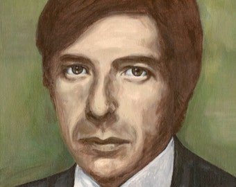 Leonard Cohen: print