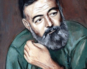 Ernest Hemingway print