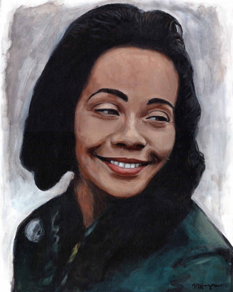 Coretta Scott King Print - Etsy