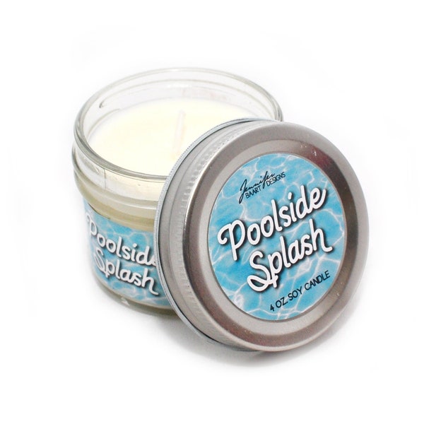 Poolside Splash Candle