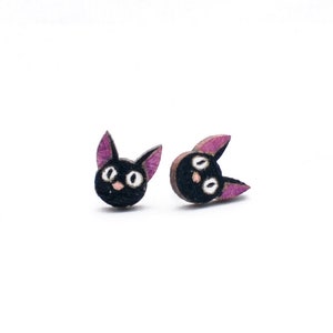 Black Cat Earrings