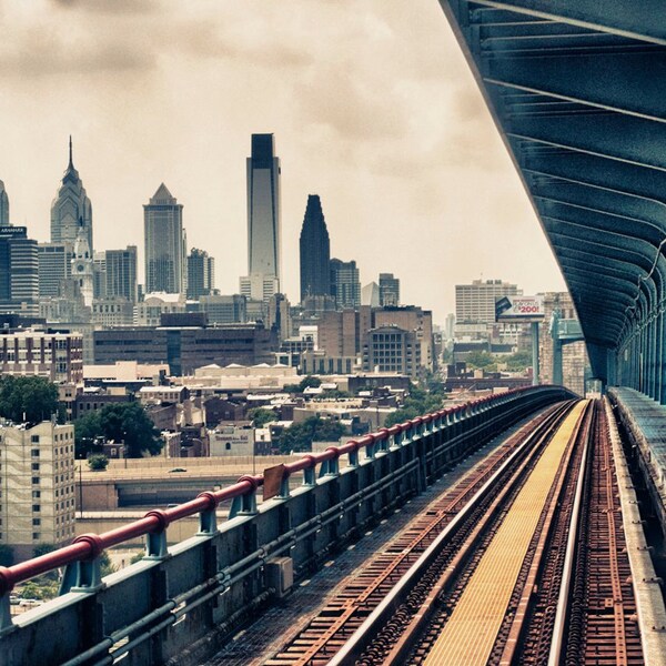 Philadelphia Train Ride Photo Digital Download