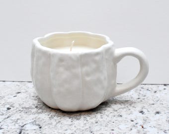 Pumpkin Spice Candle in a Pumpkin Mug