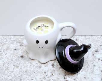Little Ghost Apple Cider or Fall Leaves Candle