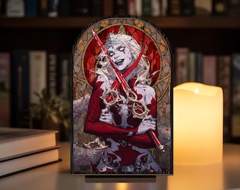 Orin the Red Suncatcher Candle Holder, Baldurs Gate 3 Villain Decor, Chosen of Bhaal Book Nook, Dark Urge Gamer Gift, BG3 Shapeshifter Art