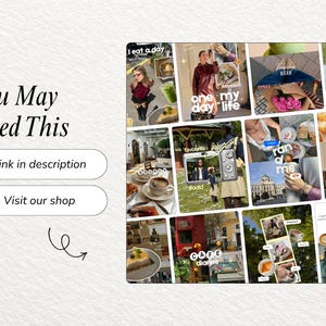 Scrapbook Seamless Carousel Templates for Instagram | Canva Templates image 9