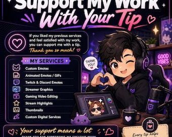 Your Tip Would Be Greatly Appreciated - Thank You