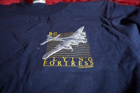 Blackbird B-17 t-shirt Vintage, Single Stitch Medium View 2