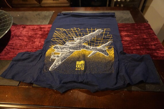 Blackbird B-17 t-shirt Vintage, Single Stitch Medium View 6