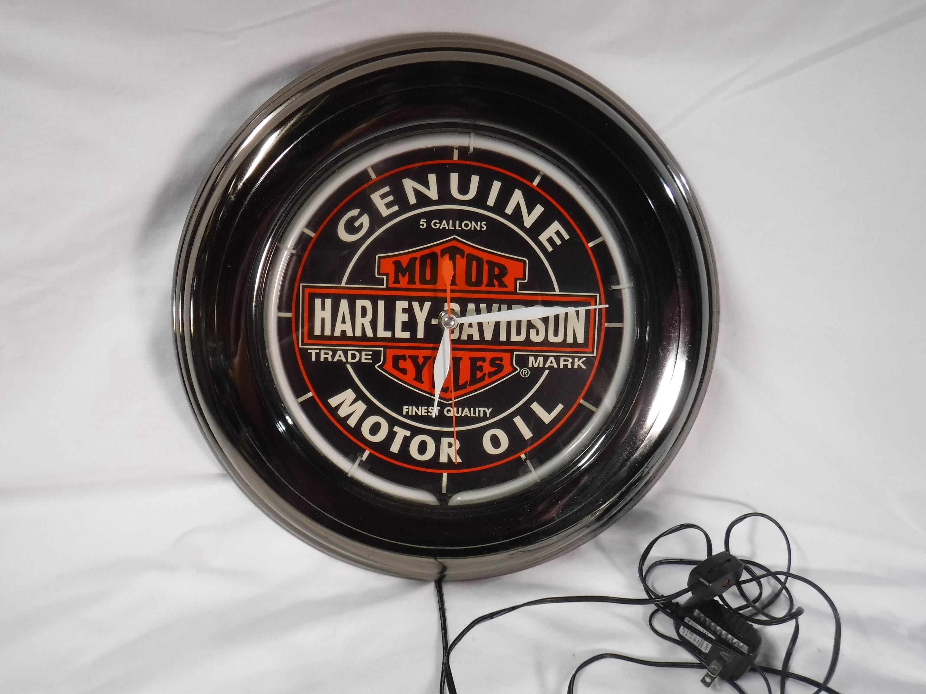 Vintage Harley Davidson Clock - Etsy