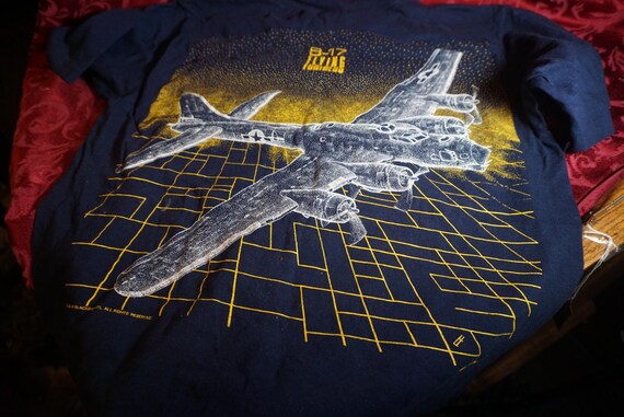Blackbird B-17 t-shirt Vintage, Single Stitch Medium