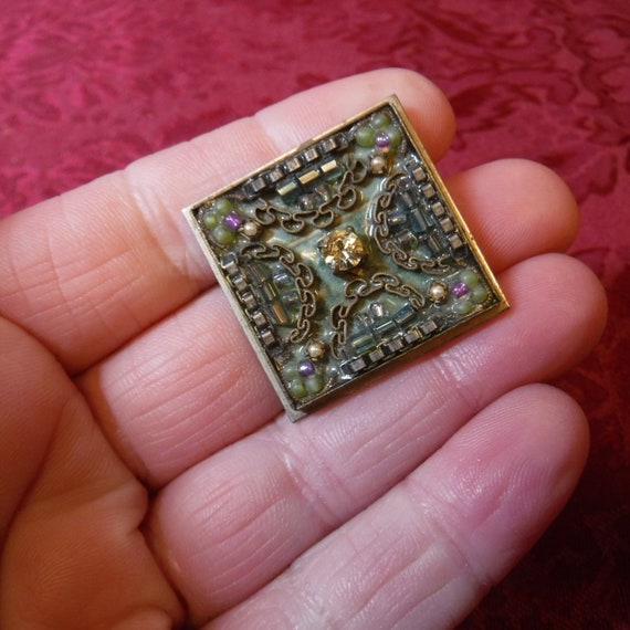 Ayala Bar sterling silver pin.
