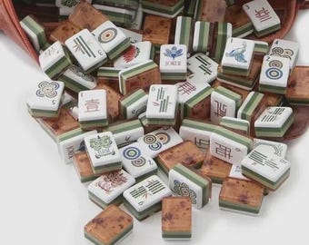 NEU! Wurzelholz Mahjong Fliesen - Atemberaubend!