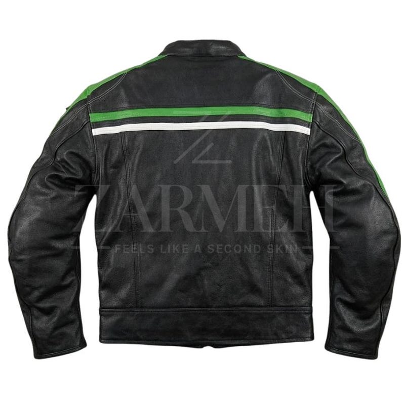 High-resolution shot of the black leather texture and stitching quality