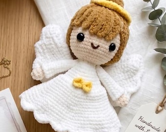 Modèle ange au crochet, modèle PDF ange amigurumi, décoration ange de Noël, modèle de poupée au crochet, tutoriel ange en peluche, idée cadeau fait main