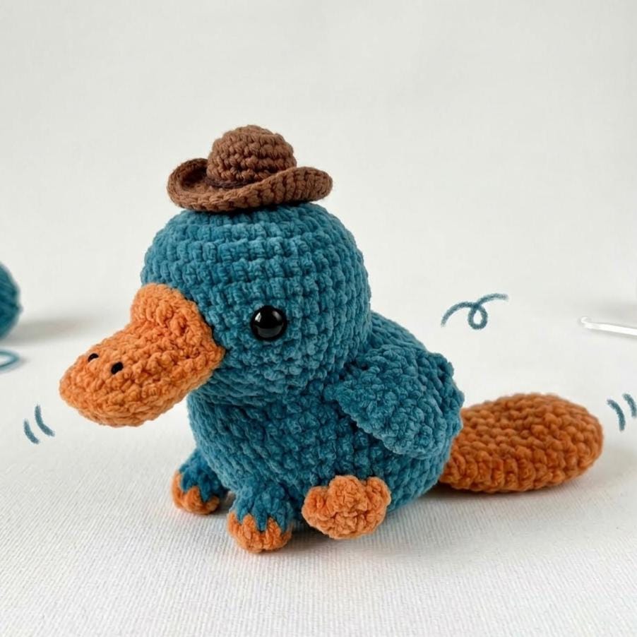 Perry the Platypus Crochet Pattern
