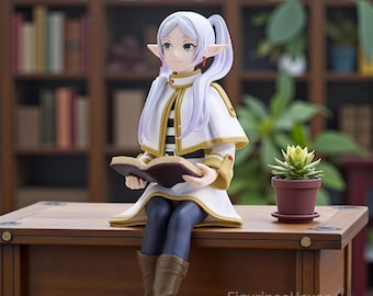 Figurka zatyczki do makaronu Frieren, akcja anime