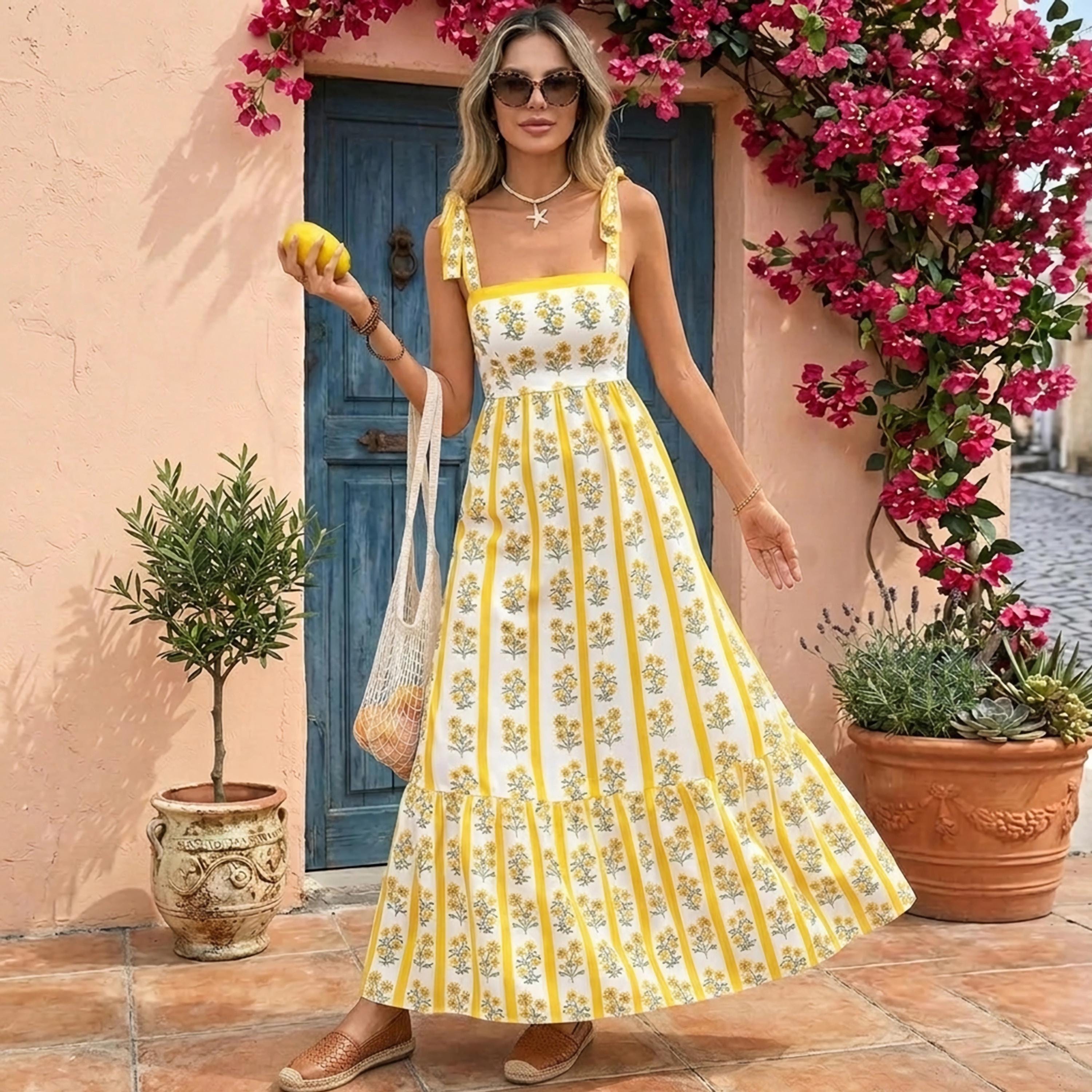 pale yellow long flowy dresses Lisa Maxi Dress, in Pale Yellow Luxe Satin | Show Me Your Mumu main image 0