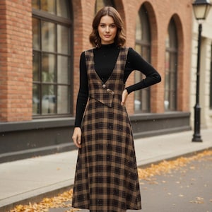 Plaid Slip Dress - Etsy