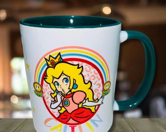 Tazza personalizzata con design a tema personaggio, tazza personalizzata, tazza da caffè personalizzata, regalo per amica, regalo per damigella d'onore, regalo per gli amanti del tè, regalo di compleanno