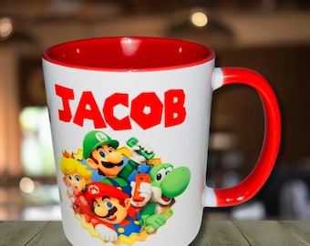 Tazza personalizzata con design a tema personaggio, tazza personalizzata, tazza da caffè personalizzata, regalo per amica, regalo per damigella d'onore, regalo per gli amanti del tè, regalo di compleanno