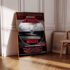 Springsteen Nebraska Poster - Etsy