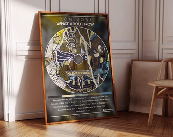 Bon Jovi Poster Print | What About Now Poster | Album Poster Print | Album Cover Poster | Rock Music Poster | Room Decor | Music Gift