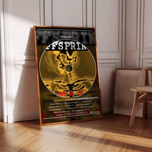 The Offspring Poster | Smash Poster | Album Poster Print | Album Cover Poster | Rock Music Poster | Room Decor | Music Gift | Music Decor
