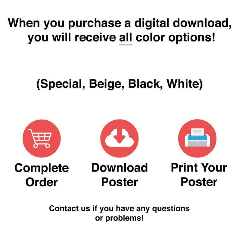 Red Hot Chili Peppers Poster | Concert Poster | Album Poster Print | Album Cover Poster | Rock Music Poster | Room Decor | Music Gift image 8