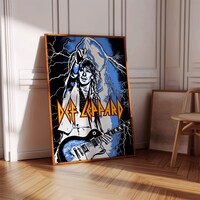 Def Leppard Fan Created Union Jack Custom Made 3D Logo - Etsy