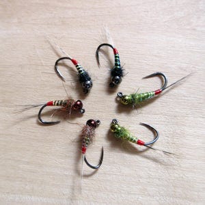 Fly fishing Jigged &quot;The Ticket&quot; nymphs Great for Euro-rigs or with indicators