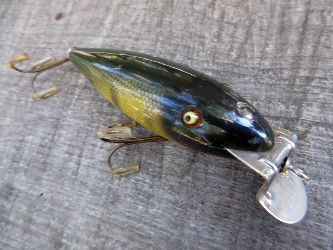 Leurre Vintage Creek Chub - Méné Blessé - Excellent état - Pêche Eau Douce