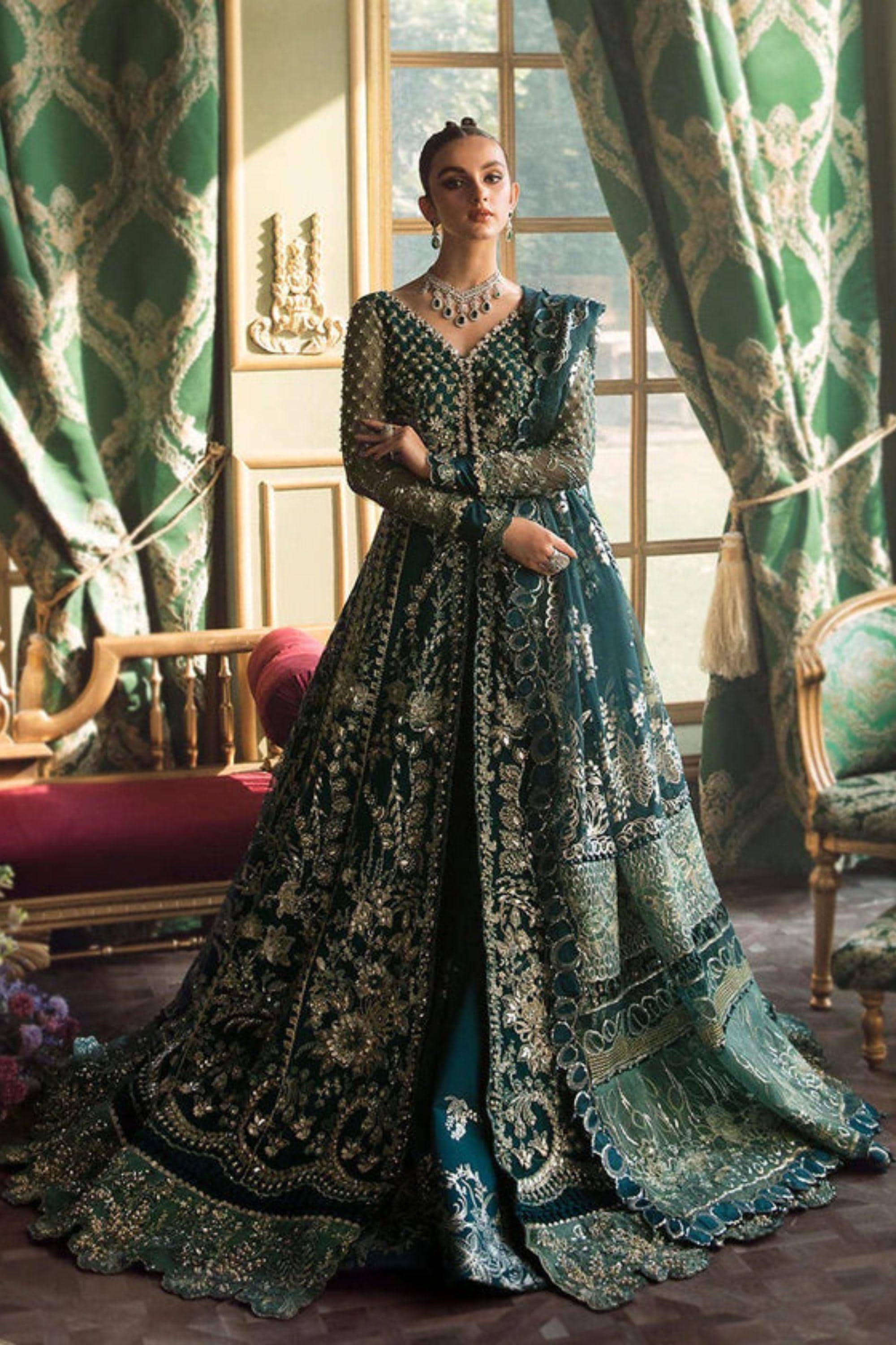 strapless open back dress Pakistani Wedding Dress main image 1