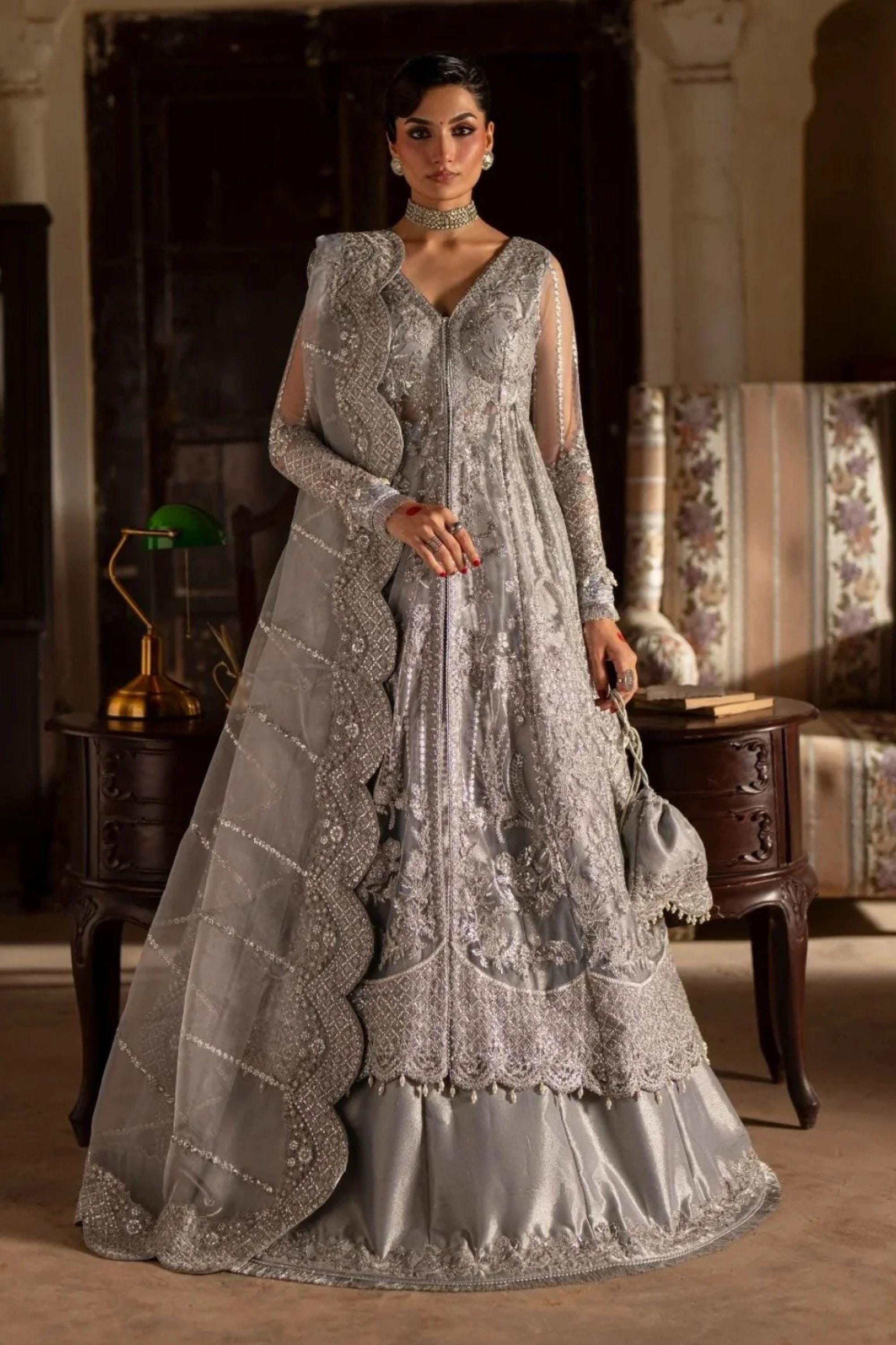 grey formal dresses pakistani Grey Dove – Formal Wear Pakistani – Mahum Asad