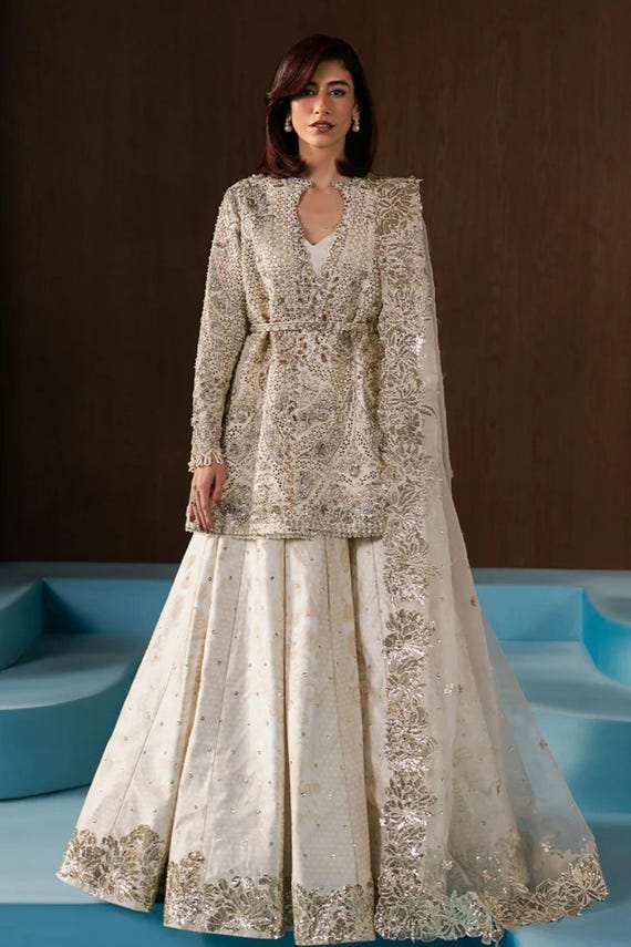 pakistani elegant nikkah dresses NAQSHI For Nikkah Dresses Elegant Bridal Looks