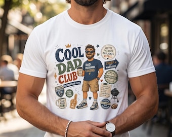 Camiseta del Club de Papás Geniales, Regalo del Día del Padre, Camiseta Retro para Papá, Regalo para Papá Primerizo, Camiseta Comfort Colors, Camiseta Divertida para Papá, Camiseta del Primer Día del Padre