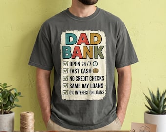 Camiseta de Papá Banquero, Regalo Divertido para el Día del Padre, Camiseta de Chiste de Papá, Regalo para Papá de los Niños, Camiseta Humorística para Papá, Regalo para Papá Primerizo, Camiseta de Cumpleaños para Papá