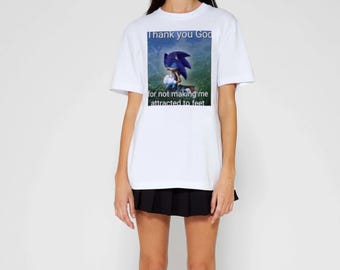 Unisex Thank you God Tee, Odd Specific Shirt, Maincharacter Energy, Streetwearing, Shitpost Shirt