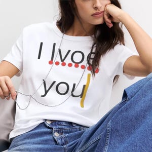 Unisex I lvoe you Tee, Shitpost Tshirt Meme, Shirts Thats Go Hard, Slayfully