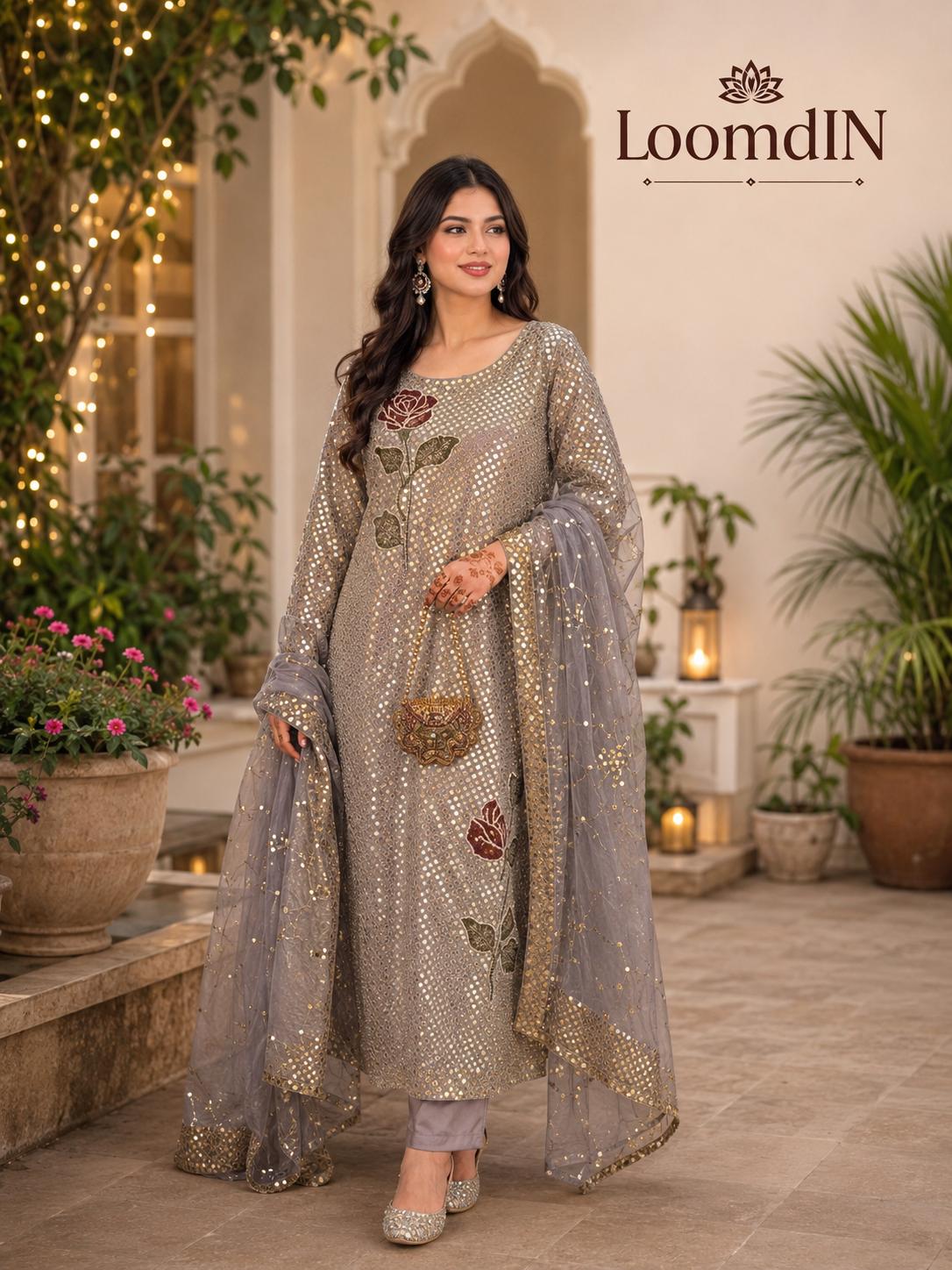 grey colour indian dresses Dress The buyer must inform