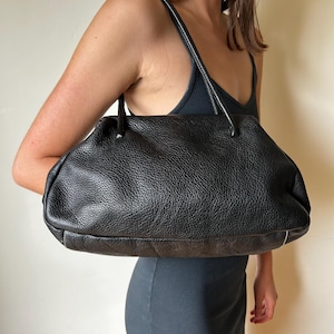 2000s Vintage Leather Bag - Etsy