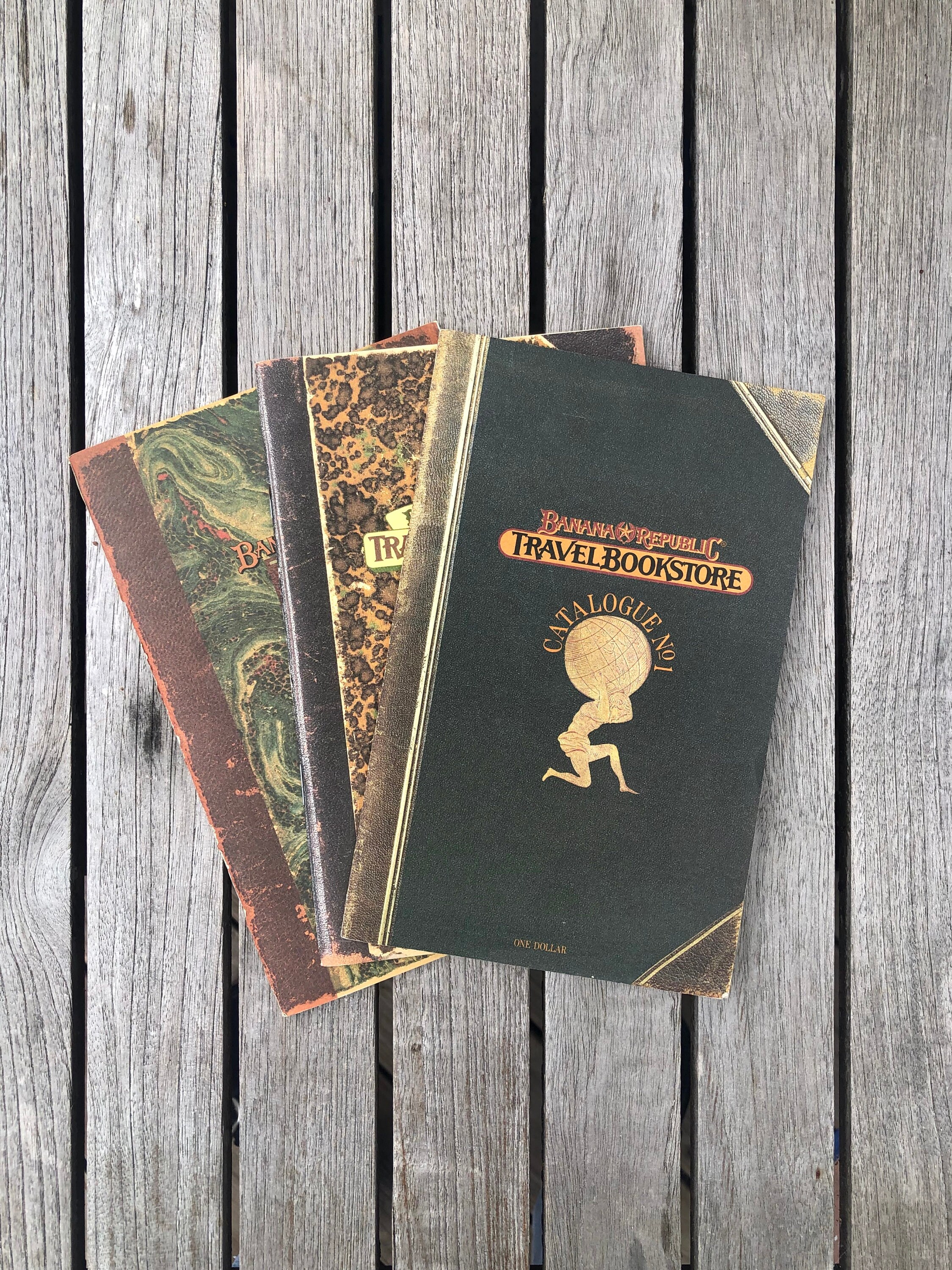 Rare Vintage Banana Republic Travel Bookstore Catalogues 1, 2 and