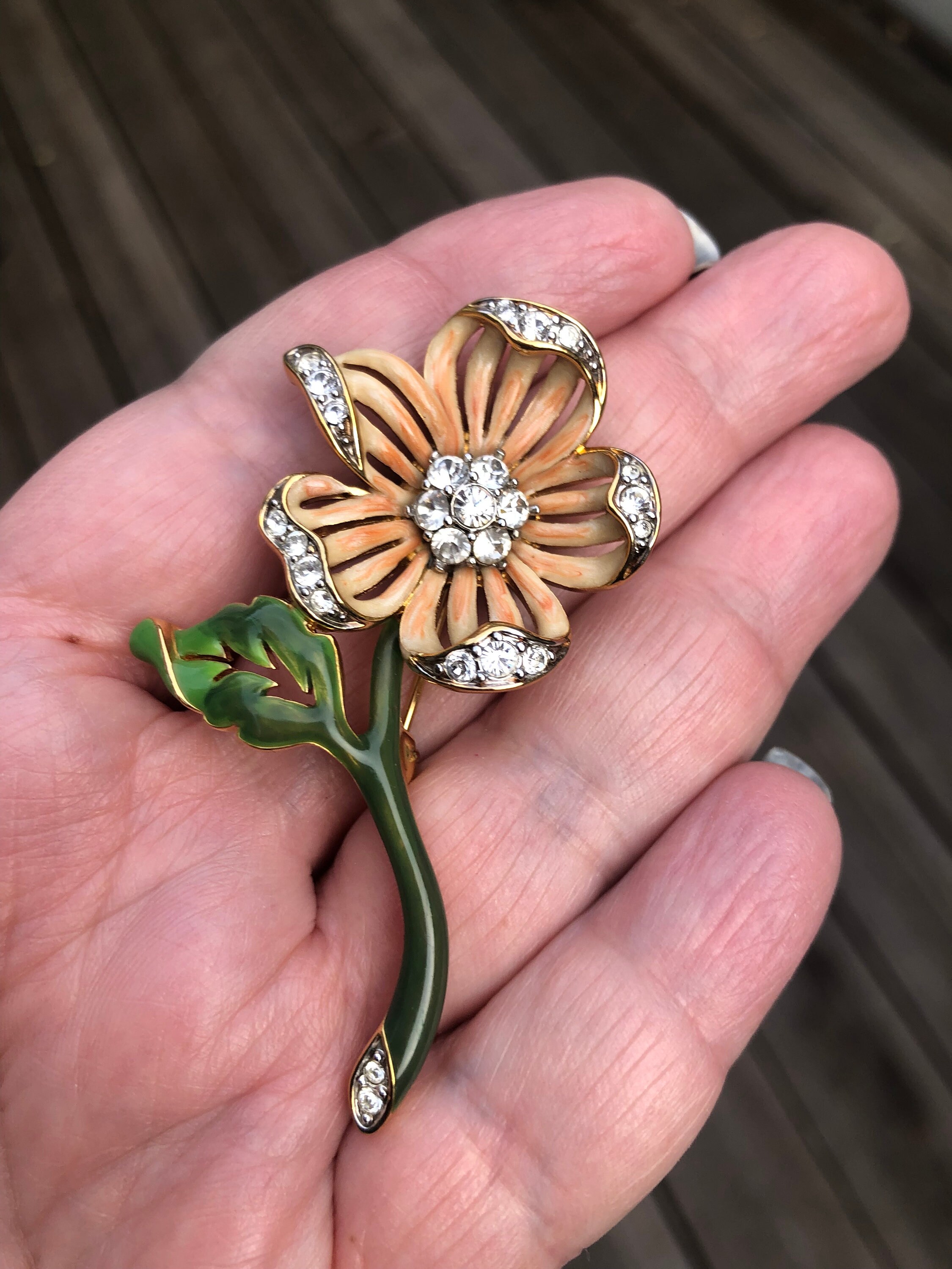 ヴィンテージ サイン入り ノーラン・ミラー ペールピーチ エナメル