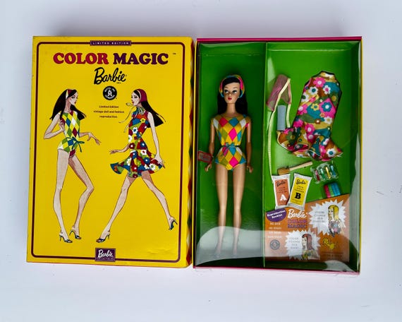Vintage Barbie COLOR MAGIC バービーバザー付き Vintage 2003 Limited Edition Color Magic Barbie Reproduction of