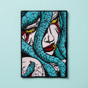 Witchy Aesthetic Medusa Patch - Iron On