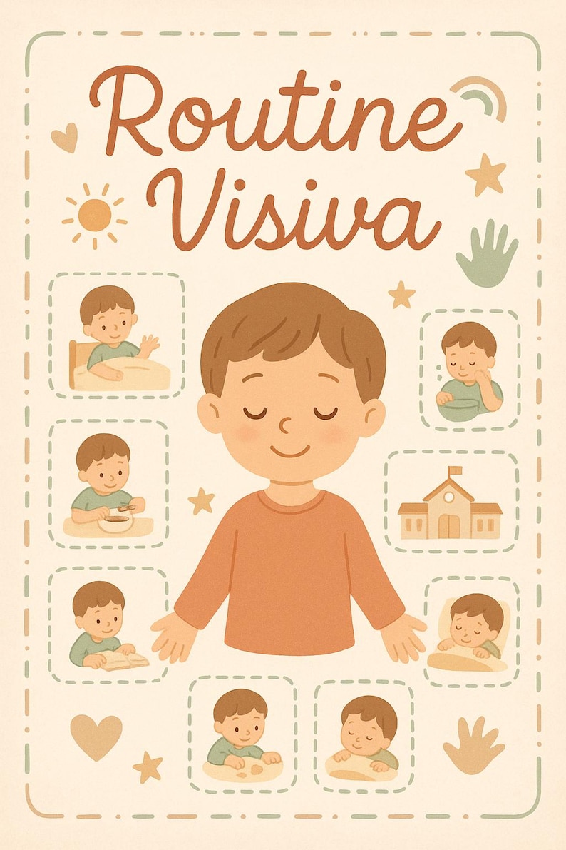 Visual Routine for Children | Daily Morning and Evening Schedule | Cut ...